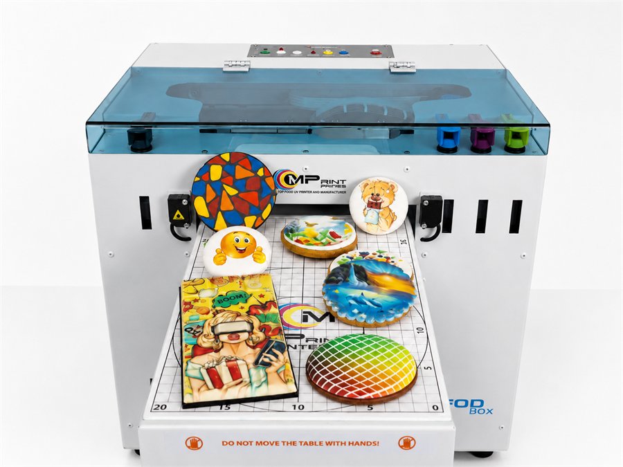 MPrint food printer for gingerbread, macarons, and chocolate